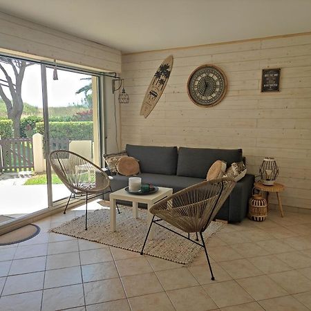 Les Capitelles 5 - Acces Direct A La Plage Depuis Le Jardin - T2 Avec Cabine - 6 Pers - Jardin - Piscine - Parking Сен-Сіпріян Екстер'єр фото